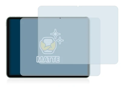Image de l'appareil OnePlus Pad avec une grande variété de protections d'écran.