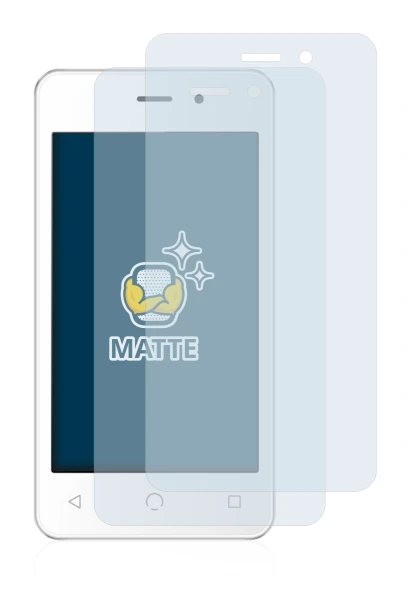 Image de l'appareil NUU Mobile A1 avec une grande variété de protections d'écran.