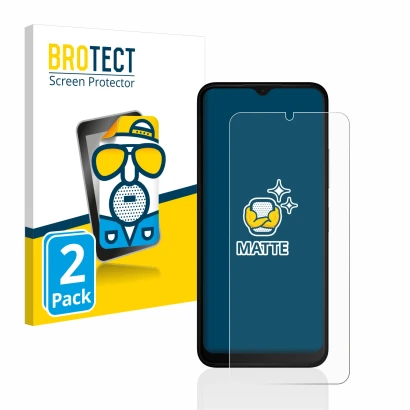 Face avant d’un emballage produit avec le logo de la marque BROTECT. À côté, l’appareil Nokia C32 est représenté avec la prote