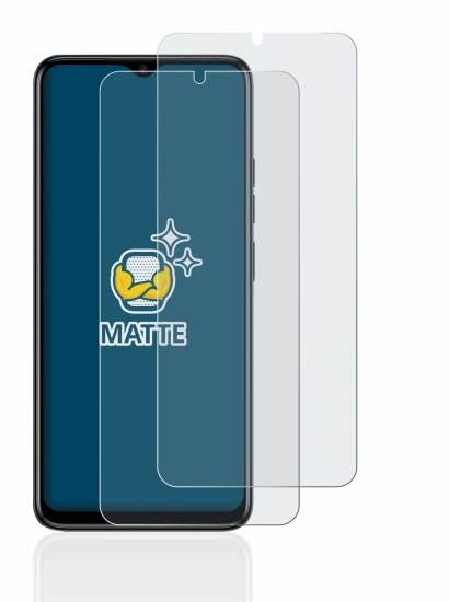 Image de l'appareil Tecno Spark Go 2023 avec une grande variété de protections d'écran.