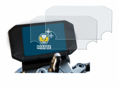 Image de l'appareil VOGE 350 AC avec une grande variété de protections d'écran.
