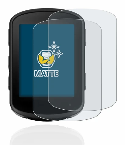 Image de l'appareil Garmin Edge 540 avec une grande variété de protections d'écran.