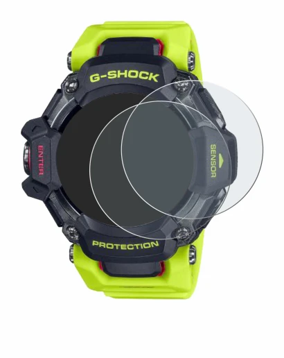 Image de l'appareil Casio G-Shock GBD-H2000 avec une grande variété de protections d'écran.
