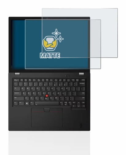 Image de l'appareil Lenovo Thinkpad L13 Gen 3 avec une grande variété de protections d'écran.