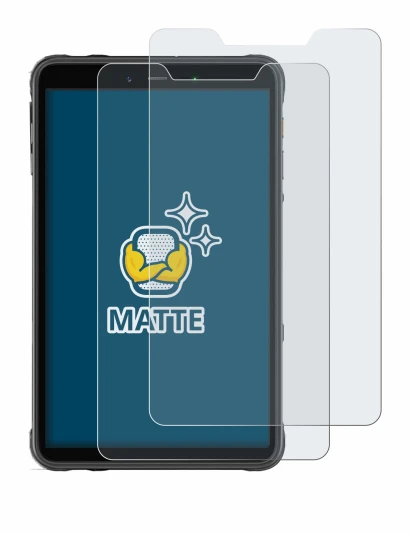 Image de l'appareil Ulefone Armor Pad 8 avec une grande variété de protections d'écran.