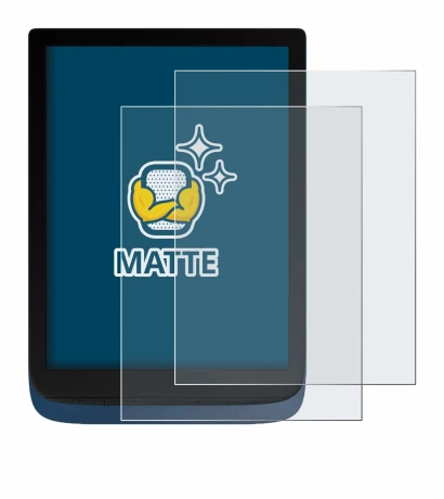 Image de l'appareil Vivlio InkPad 3 avec une grande variété de protections d'écran.