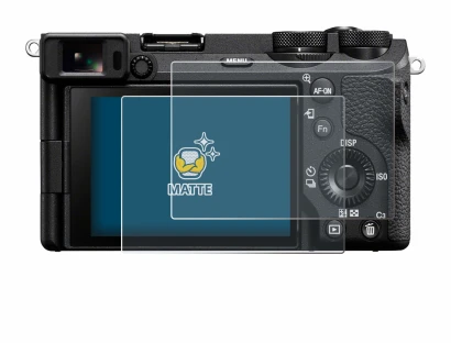 Image de l'appareil Sony Alpha 6700 avec une grande variété de protections d'écran.