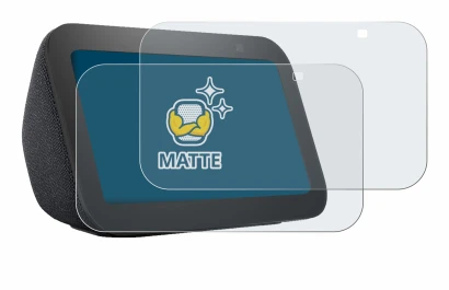 Image de l'appareil Amazon Echo Show 5 (3ème Gen.) avec une grande variété de protections d'écran.