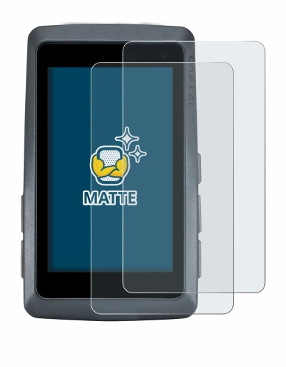 Image de l'appareil Sigma ROX 12.1 EVO avec une grande variété de protections d'écran.