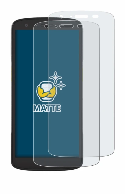 Image de l'appareil Zebra TC22 avec une grande variété de protections d'écran.