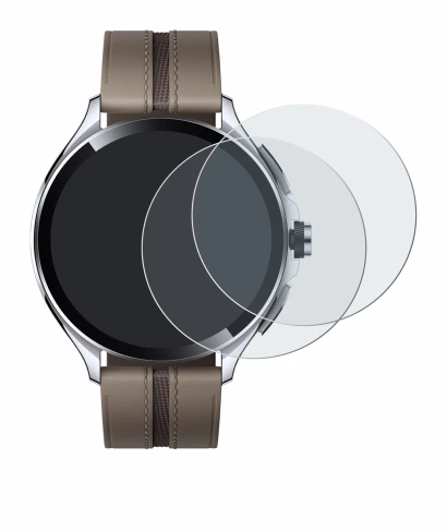 Image de l'appareil Xiaomi Watch 2 Pro avec une grande variété de protections d'écran.