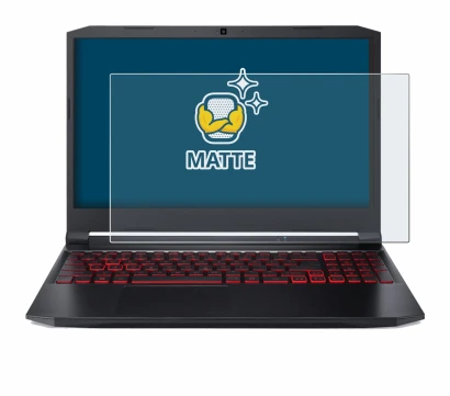 Image de l'appareil Acer Nitro 5 Gaming 15,6" avec une grande variété de protections d'écran.