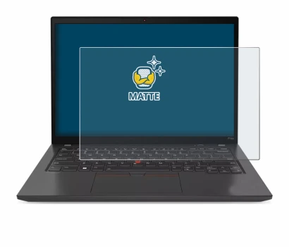 Image de l'appareil Lenovo ThinkPad P14s Gen 4 avec une grande variété de protections d'écran.