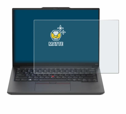 Image de l'appareil Lenovo ThinkPad E14 Gen 5 avec une grande variété de protections d'écran.