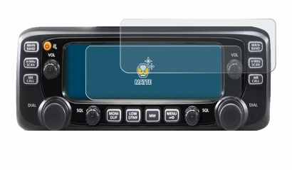 Image de l'appareil Icom IC-2730E avec une grande variété de protections d'écran.