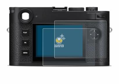 Image de l'appareil Leica M11-P avec une grande variété de protections d'écran.