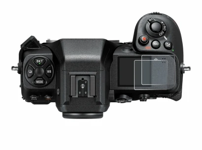Image de l'appareil Nikon Z 8 (affichage des épaules) avec une grande variété de protections d'écran.