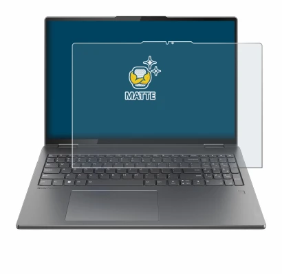 Image de l'appareil Lenovo Yoga 7i 2-in-1 Gen 9 16" avec une grande variété de protections d'écran.