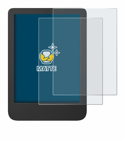 Image de l'appareil Tolino Shine 5 Color 2024 avec une grande variété de protections d'écran.