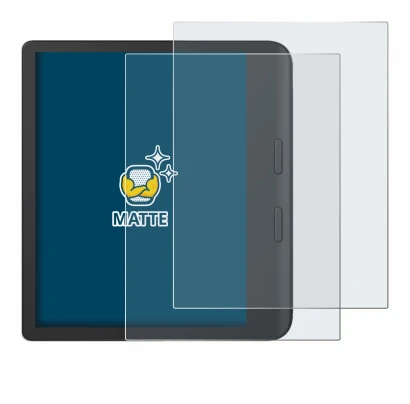 Image de l'appareil Tolino Vision Color 2024 avec une grande variété de protections d'écran.