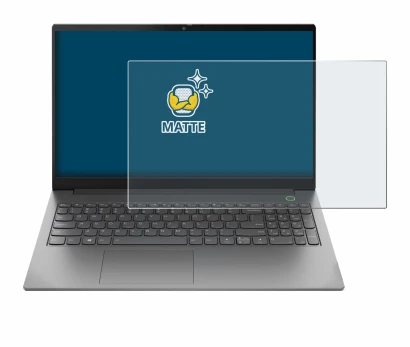Image de l'appareil Lenovo ThinkBook 15 Gen 4 avec une grande variété de protections d'écran.