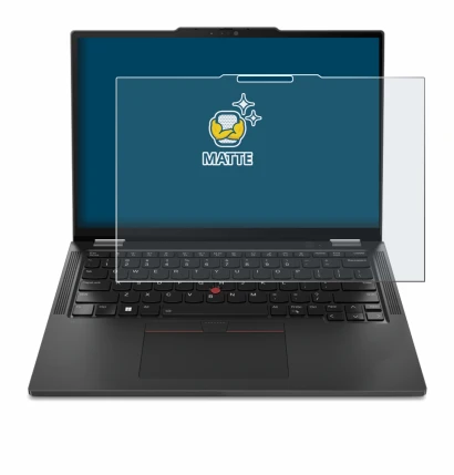 Image de l'appareil Lenovo ThinkPad X13 2-in-1 Gen 5 avec une grande variété de protections d'écran.