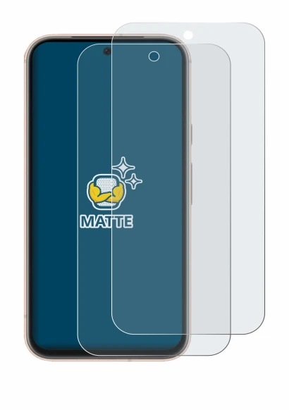 Image de l'appareil Google Pixel 8a avec une grande variété de protections d'écran.