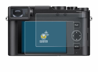 Image de l'appareil Leica D-Lux 8 avec une grande variété de protections d'écran.