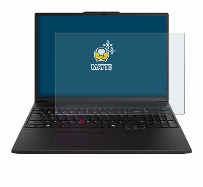 Image de l'appareil Lenovo ThinkPad P16s Gen 3 avec une grande variété de protections d'écran.