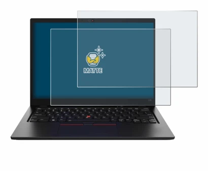 Image de l'appareil Lenovo ThinkPad L13 Gen 5 avec une grande variété de protections d'écran.
