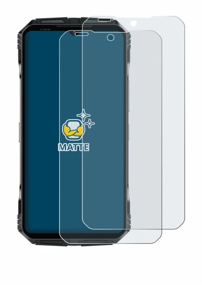 Image de l'appareil Doogee S118 avec une grande variété de protections d'écran.