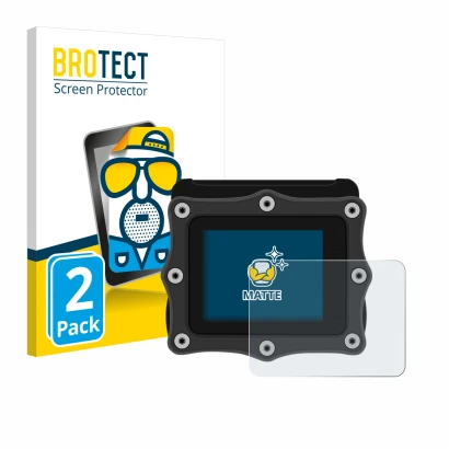 Face avant d’un emballage produit avec le logo de la marque BROTECT. À côté, l’appareil Shearwater Perdix dive computer est re