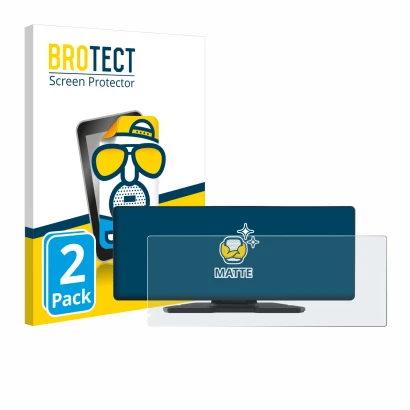 Face avant d’un emballage produit avec le logo de la marque BROTECT. À côté, l’appareil Carpuride W903 9.3" est représenté ave