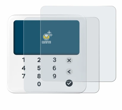 Image de l'appareil SumUp Solo Lite avec une grande variété de protections d'écran.