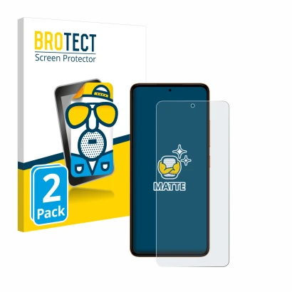 Face avant d’un emballage produit avec le logo de la marque BROTECT. À côté, l’appareil HMD Pulse est représenté avec la prote
