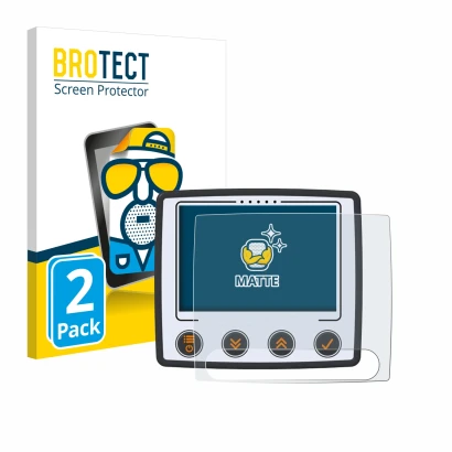 Face avant d’un emballage produit avec le logo de la marque BROTECT. À côté, l’appareil Skytraxx 5 Mini est représenté avec la