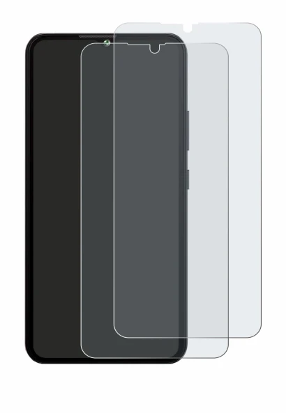 Image de l'appareil Cubot A10 avec une grande variété de protections d'écran.