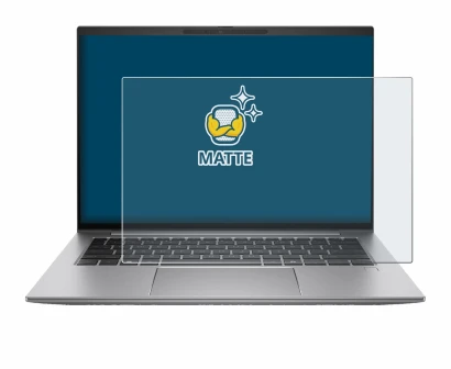 Image de l'appareil HP Zbook Firefly 14 G11 avec une grande variété de protections d'écran.