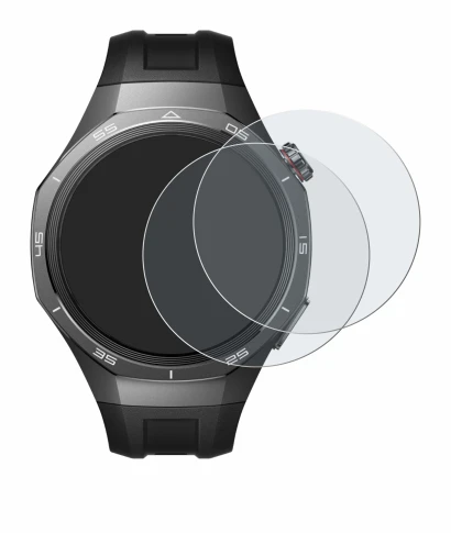 Image de l'appareil Huawei Watch GT 5 Pro (46 mm) avec une grande variété de protections d'écran.
