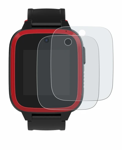 Image de l'appareil Xplora Let's Go avec une grande variété de protections d'écran.