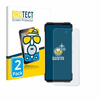 Face avant d’un emballage produit avec le logo de la marque BROTECT. À côté, l’appareil Doogee S200 est représenté avec la pro