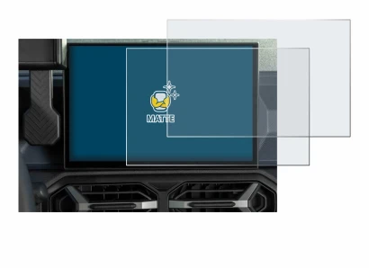 Image de l'appareil Dacia Duster Infotainment System (2024) avec une grande variété de protections d'écran.