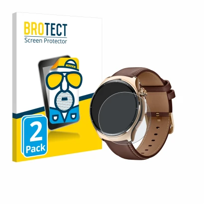 Face avant d’un emballage produit avec le logo de la marque BROTECT. À côté, l’appareil Xiaomi Mibro Lite 3 Pro est représenté