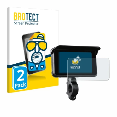 Face avant d’un emballage produit avec le logo de la marque BROTECT. À côté, l’appareil Midland Bike-Play-Guardian est représe