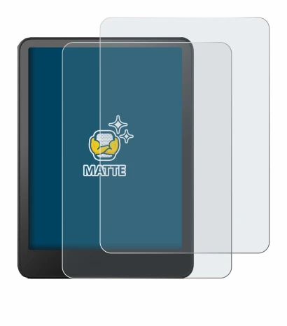 Image de l'appareil Amazon Kindle Paperwhite 2024 Signature Edition (12. Gen.) avec une grande variété de protections d'écran.