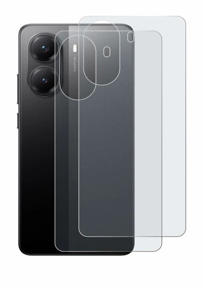 Image de l'appareil Xiaomi Poco X7 Pro (Arrière) avec une grande variété de protections d'écran.