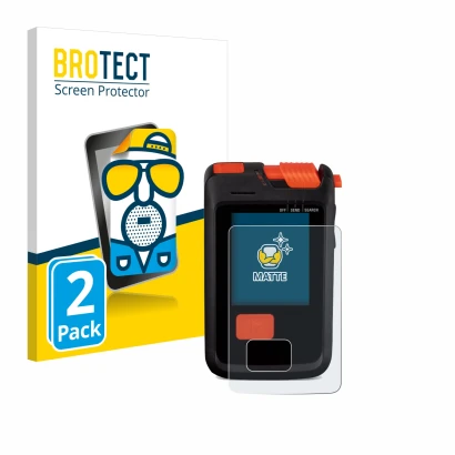 Face avant d’un emballage produit avec le logo de la marque BROTECT. À côté, l’appareil Mammut Barryvox S2 est représenté avec