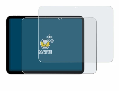 Image de l'appareil Apple iPad A16 11" WiFi 2025 (11ème Gen.) avec une grande variété de protections d'écran.