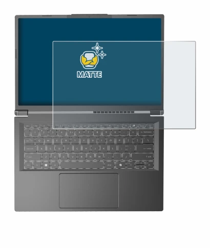 Image de l'appareil Acer Aspire 14 AI avec une grande variété de protections d'écran.