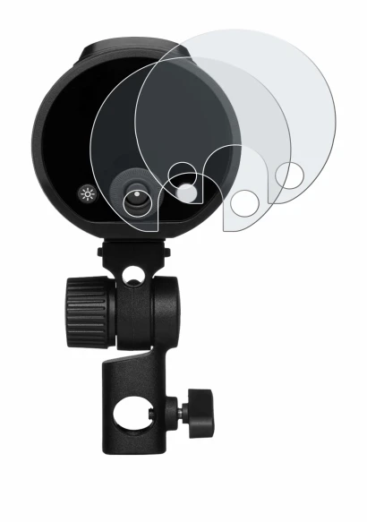 Image de l'appareil Profoto A2 avec une grande variété de protections d'écran.